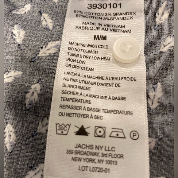 Jachs New York men’s button-down short sleeve shirt size m - Picture 13 of 13